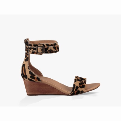 Sandálias UGG Char Mulher Leopardo Marrom | PT-ZAOEM